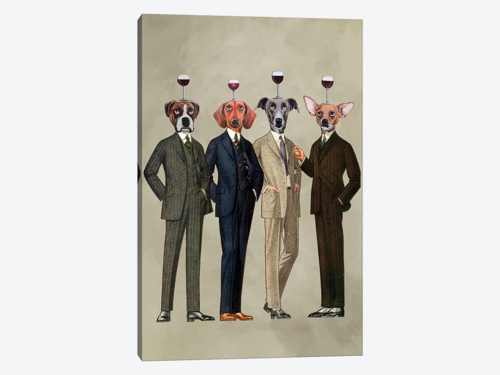 The Wine Club by Coco de Paris 1-piece Canvas Artwork
