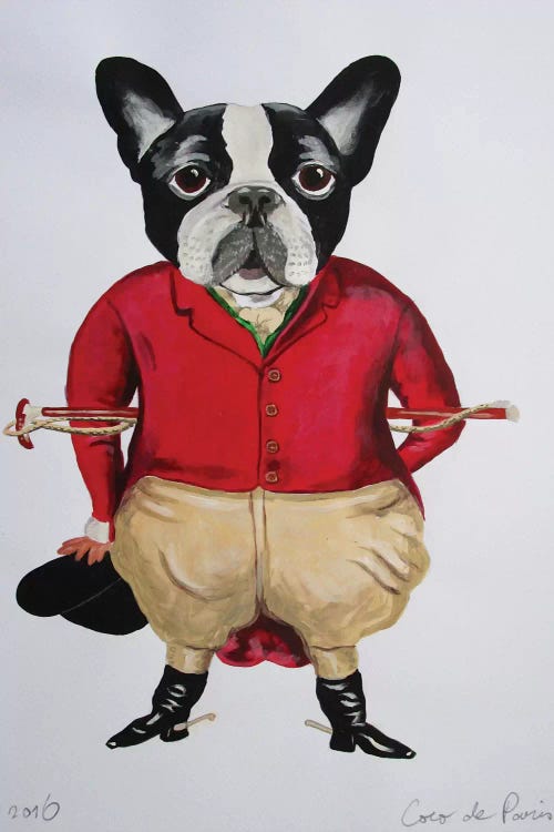 Vintage Bulldog Horse Driver