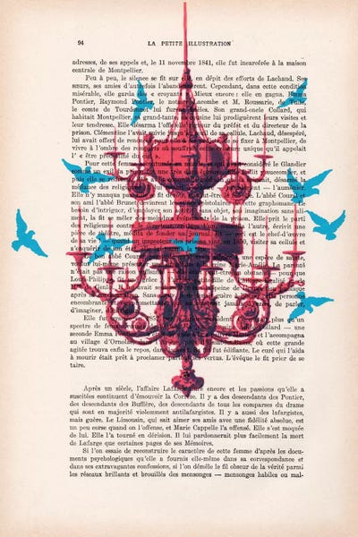 Coco de Paris: Chandelier With Blue Birds by Coco de Paris