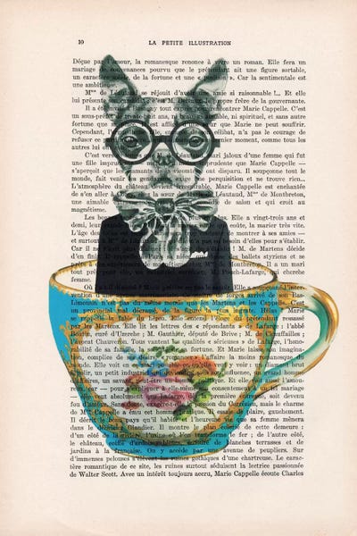 Book illustrations: Dog In A Cup by Coco de Paris