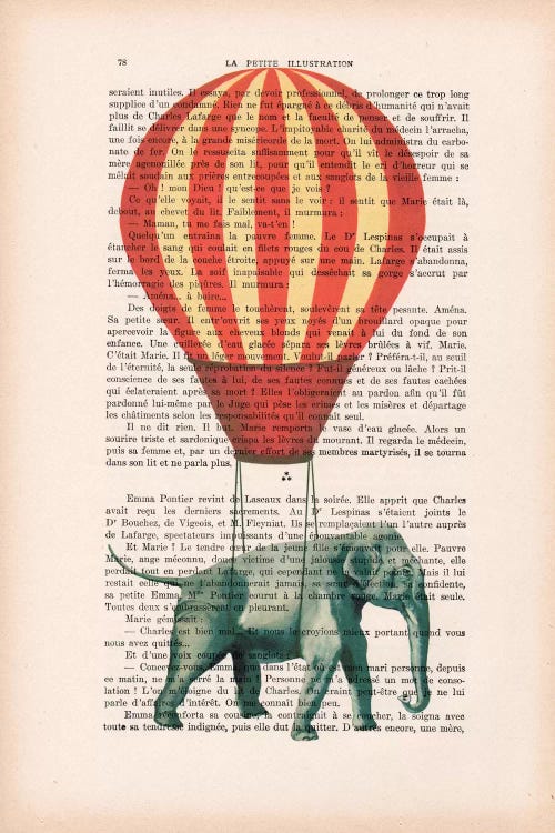 Elephant With Air Balloon