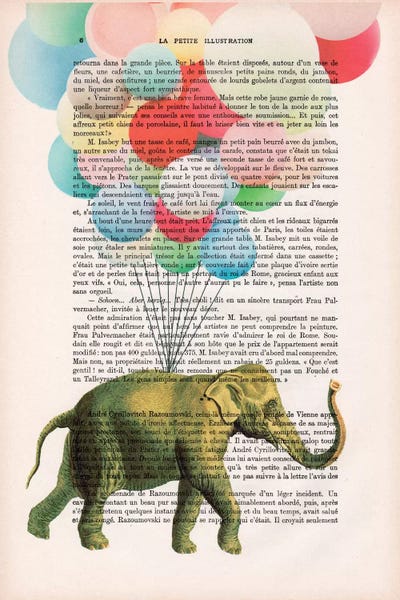 Balloons: Elephant With Balloons by Coco de Paris
