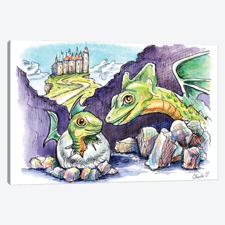 Dragon Dreams Canvas Print #COI15} by Charlie O'Shields Canvas Art