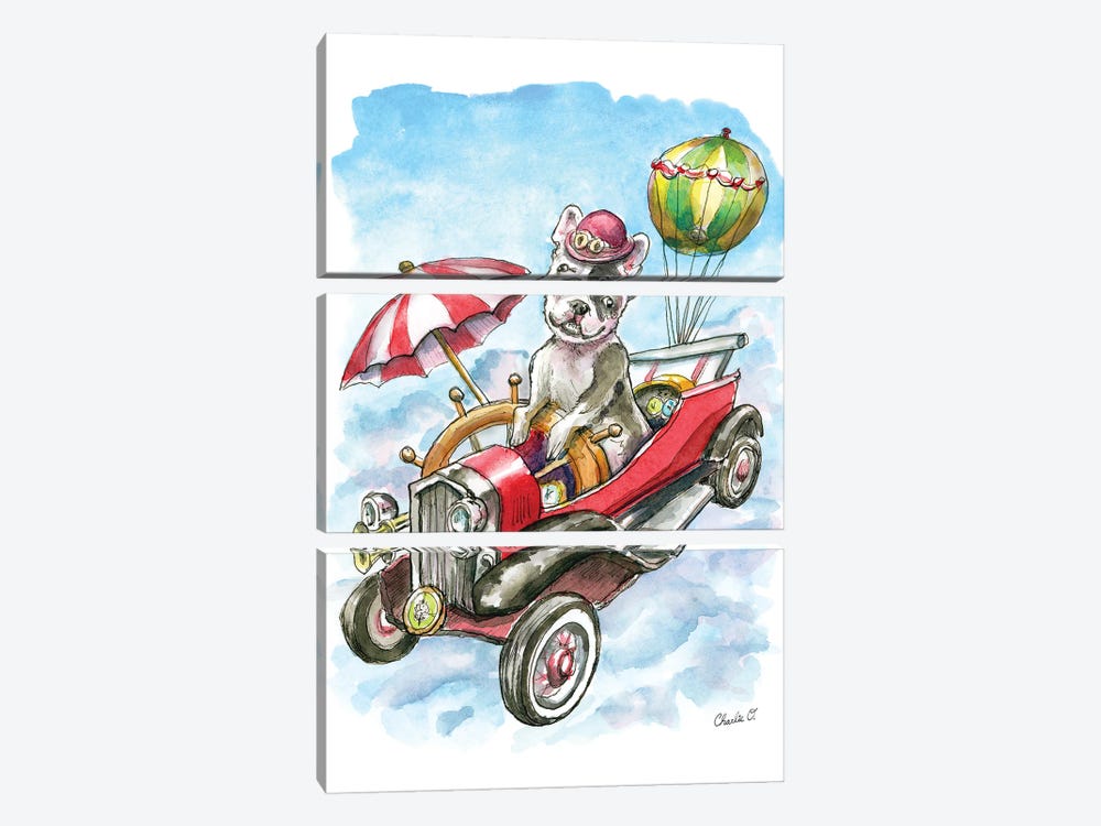 Flying Machines by Charlie O'Shields 3-piece Canvas Wall Art
