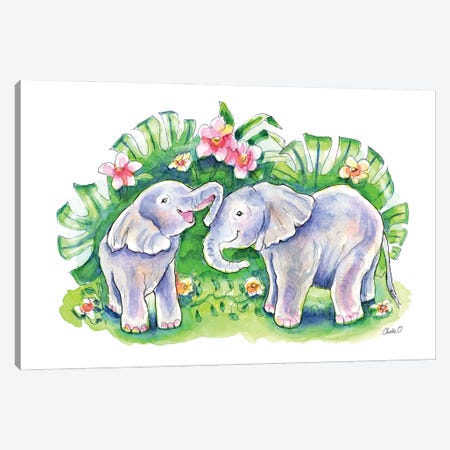 Friends Forever Canvas Print #COI29} by Charlie O'Shields Canvas Wall Art