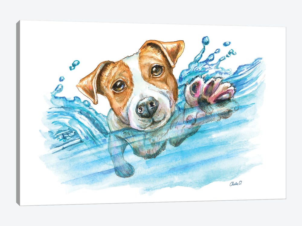 Head Above Water by Charlie O'Shields 1-piece Canvas Print