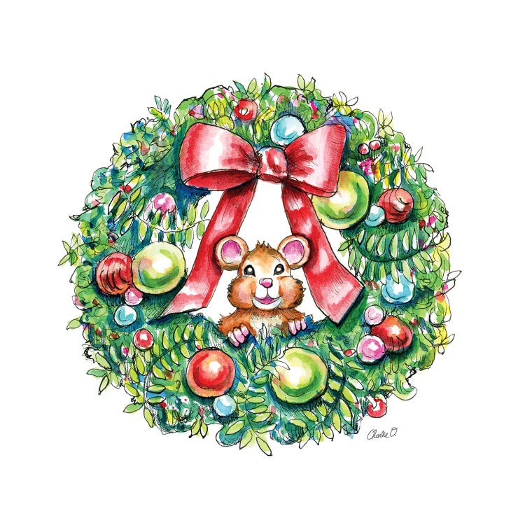 Holiday Cheer by Charlie O'Shields wall art