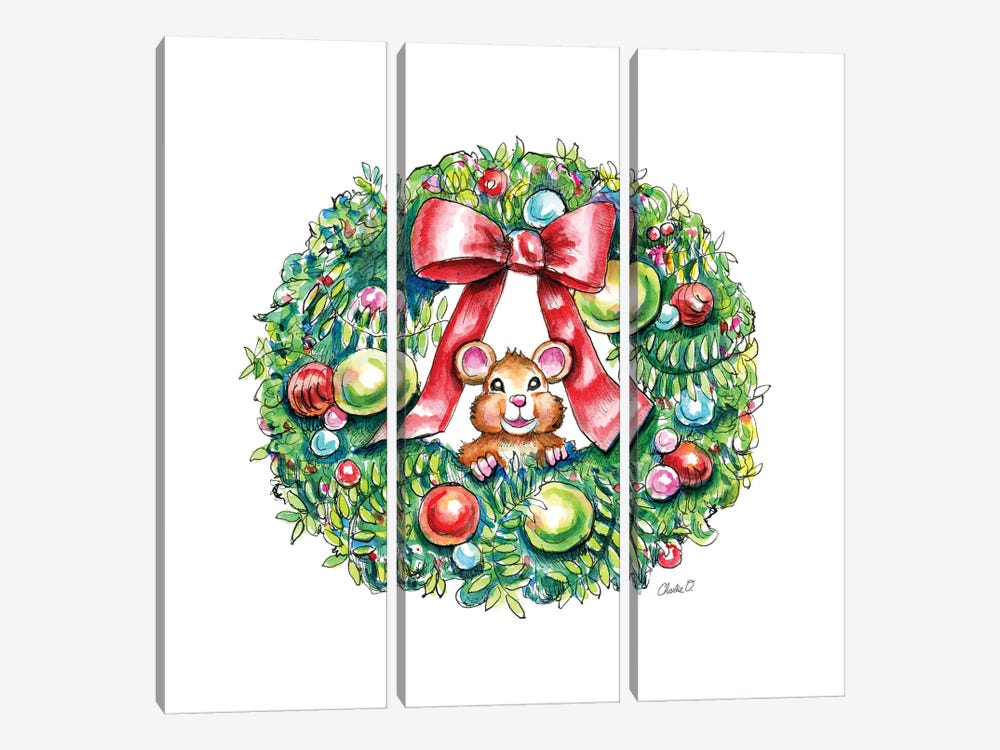 Holiday Cheer by Charlie O'Shields 3-piece Canvas Wall Art