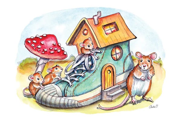Mice: Living In A Shoe by Charlie O'Shields