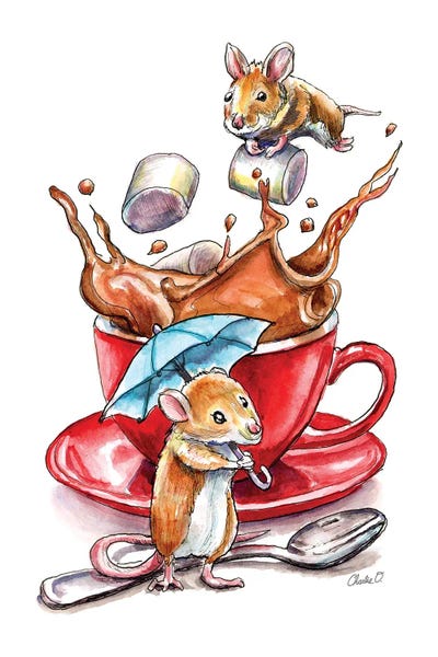 Mice: Making Hot Cocoa by Charlie O'Shields
