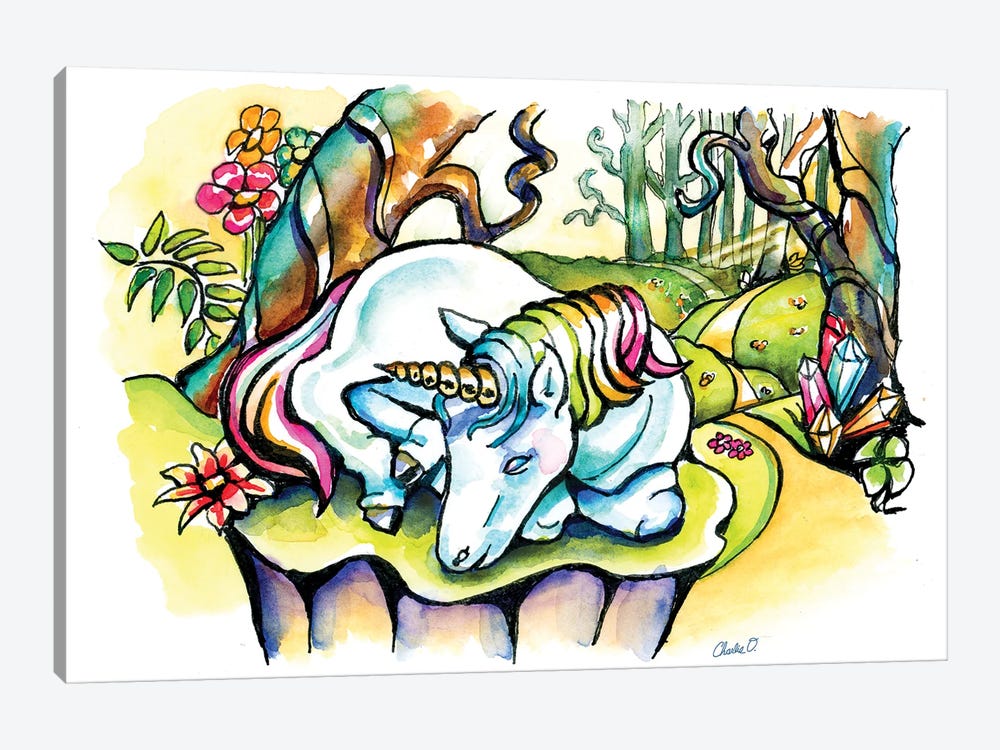 A Little Unicorn by Charlie O'Shields 1-piece Art Print