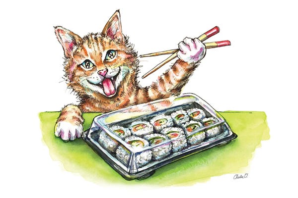 Japanimals: Sushi Cravings by Charlie O'Shields