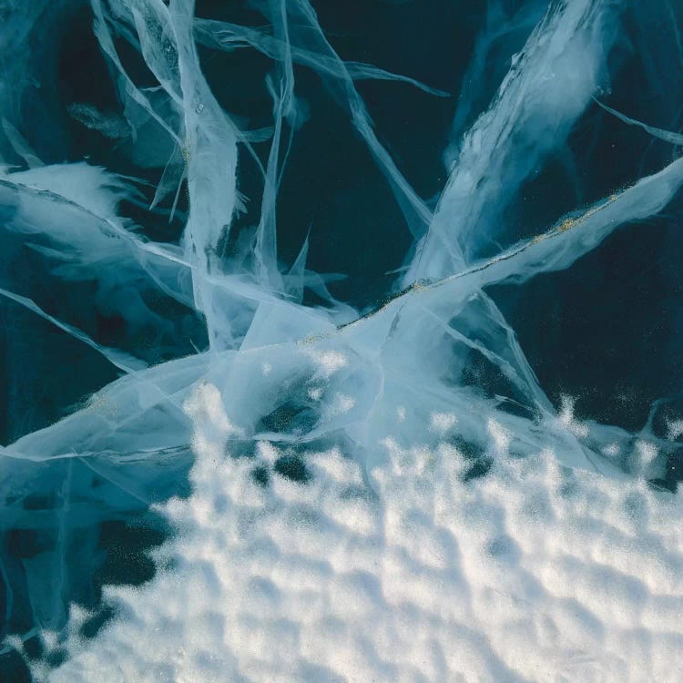 Abstract Of Marbled Ice, Antarctica
