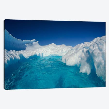 Sculpted Iceberg, Terre Adelie Land, East Antarctica Canvas Print #COL46} by Colin Monteath Canvas Wall Art