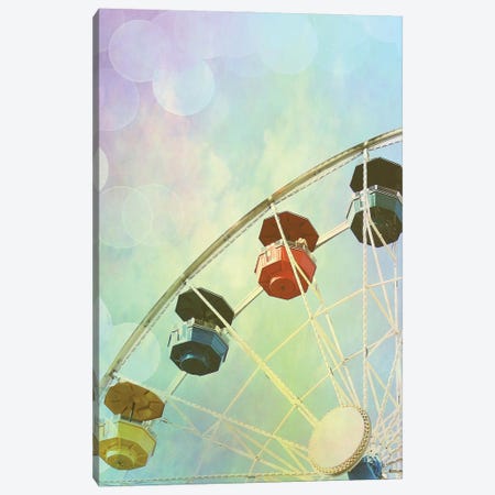 Rainbow Ferris Wheel II Canvas Print #COO35} by Sylvia Coomes Canvas Artwork