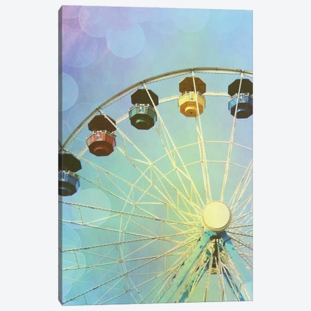 Rainbow Ferris Wheel III Canvas Print #COO36} by Sylvia Coomes Canvas Art