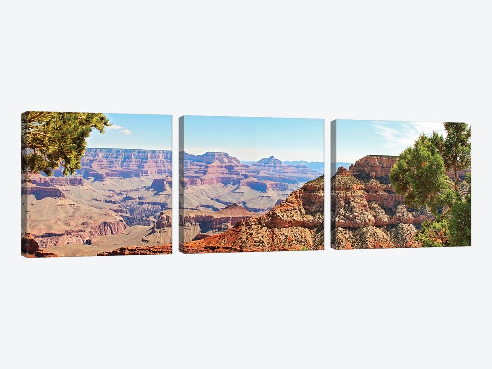 Grand Canyon Panorama IV by Sylvia Coomes 3-piece Canvas Artwork
