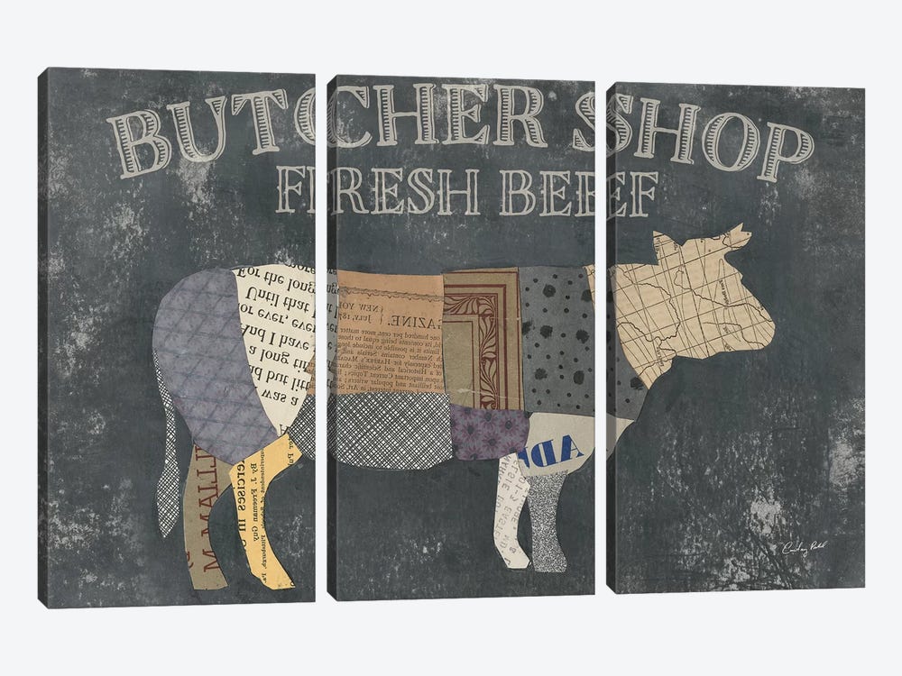 From the Butcher XIII by Courtney Prahl 3-piece Canvas Art