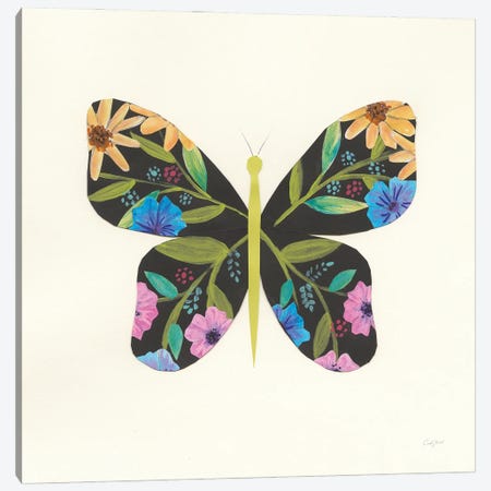 Butterfly Garden I Canvas Print #COP21} by Courtney Prahl Canvas Art Print