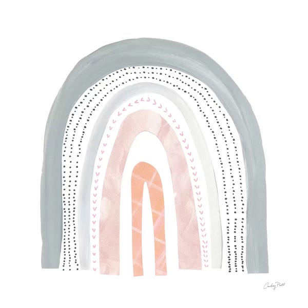 Rainbows: Boho Rainbow I by Courtney Prahl