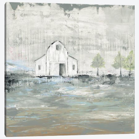 Iowa Barn I Canvas Print #COP49} by Courtney Prahl Art Print