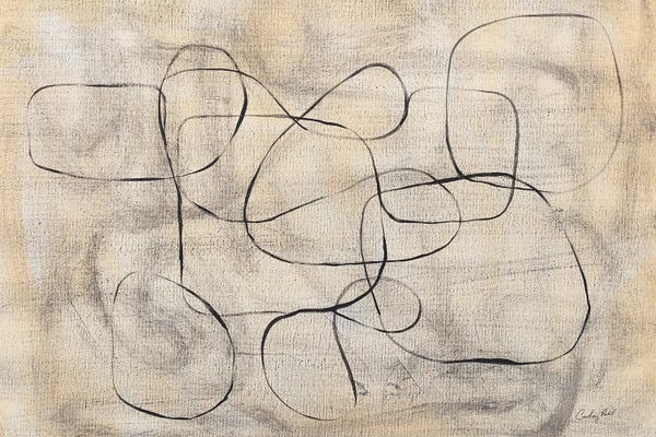 Minimalist Paintings: Loopy by Courtney Prahl