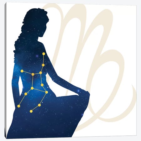 Stars of Virgo Canvas Print #COS12} by 5by5collective Canvas Art Print