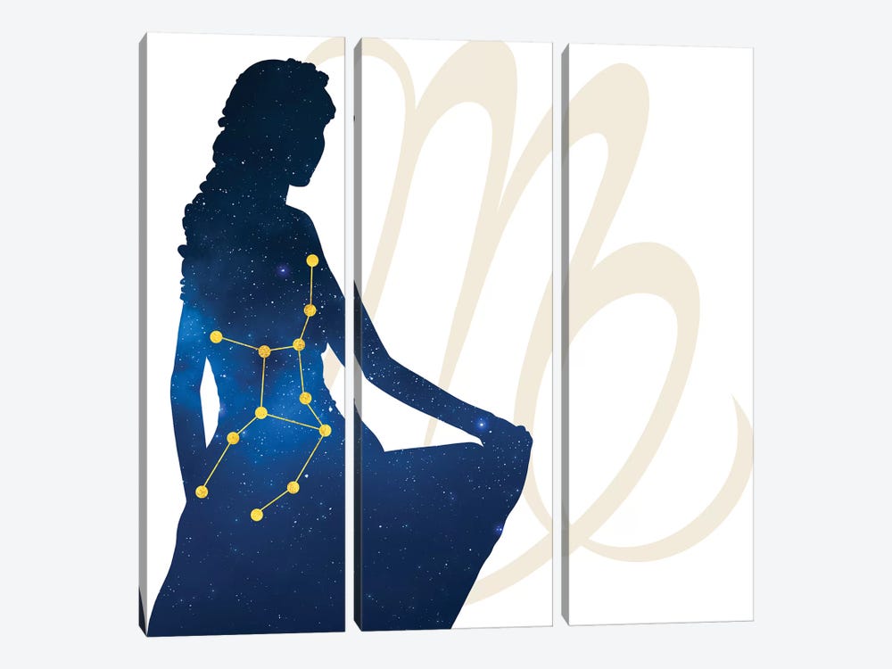 Stars of Virgo by 5by5collective 3-piece Canvas Art