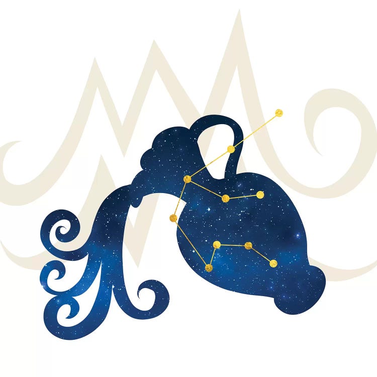 Stars of Aquarius by 5by5collective wall art