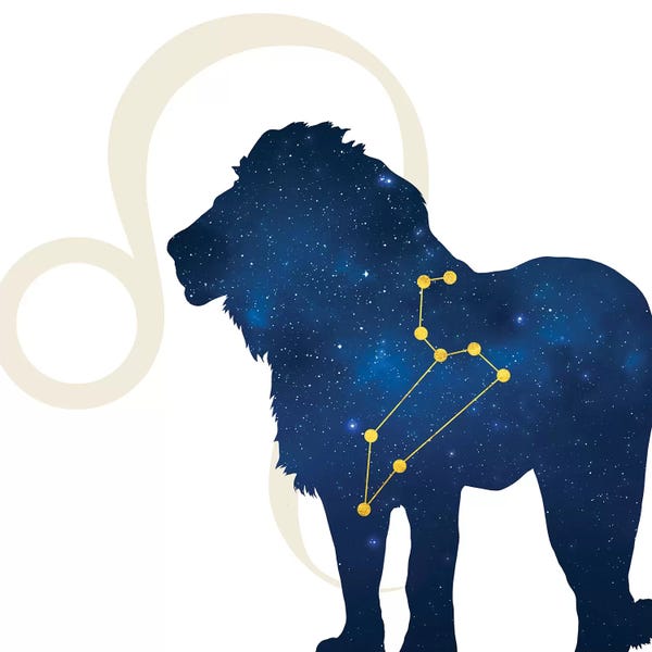 Kids Astronomy & Space Art: Stars of Leo by 5by5collective