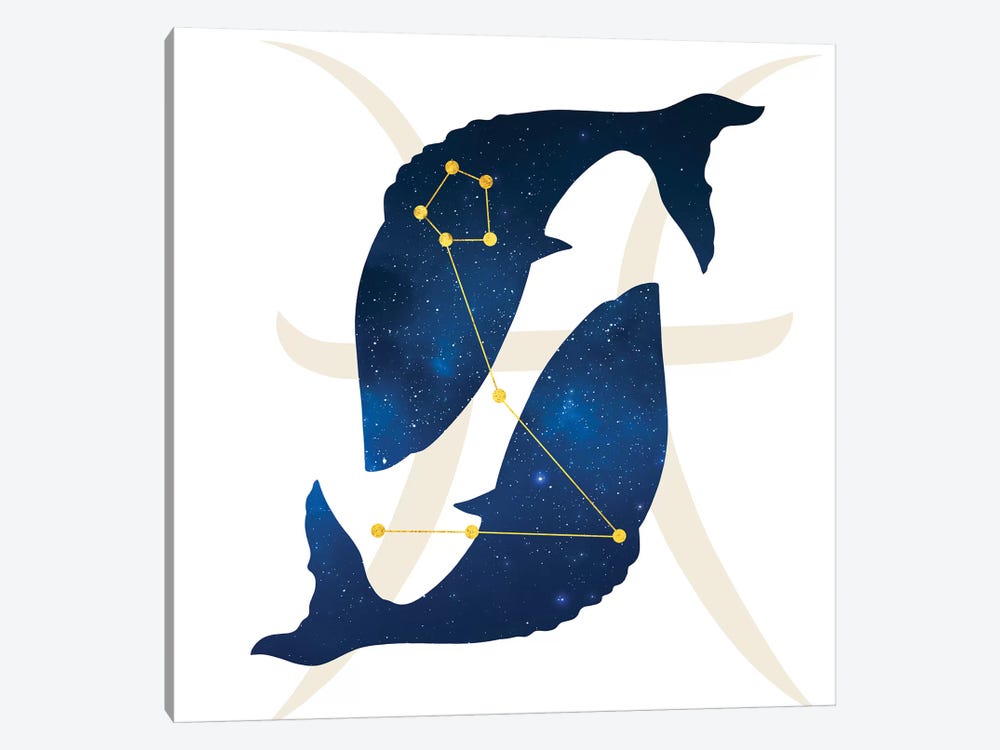 Stars of Pisces by 5by5collective 1-piece Canvas Wall Art