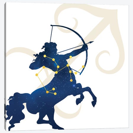 Stars of Sagittarius Canvas Print #COS9} by 5by5collective Canvas Artwork