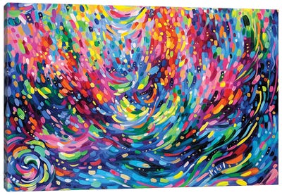 Mermaid Souls, Enchanted Seas Canvas Art Print - Abstracts for the Optimist