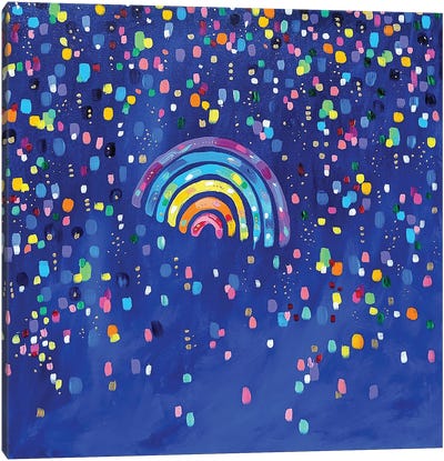 Rainbow Revolution Canvas Art Print - Happiness Art