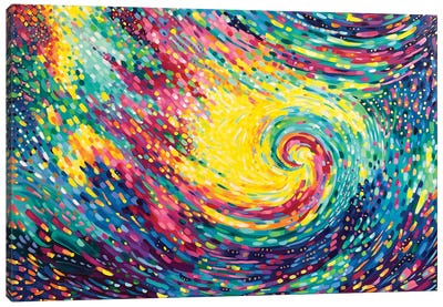 Touch The Sky Canvas Art Print - Colorful Abstracts