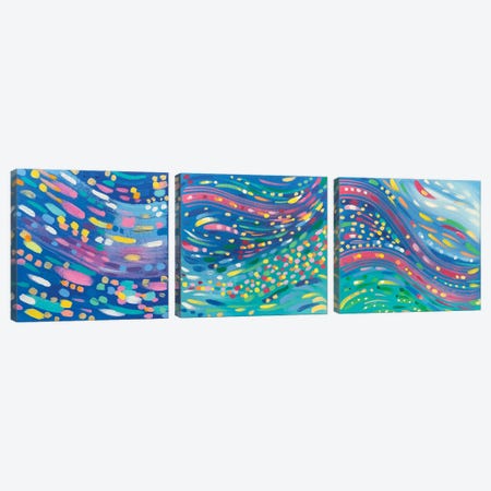 Highland Rain Triptych Canvas Print Set #COY3HSET001} by Sarah Coey Canvas Art Print