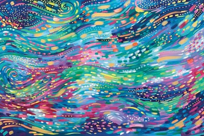 Cailleach by Sarah Coey framed canvas print