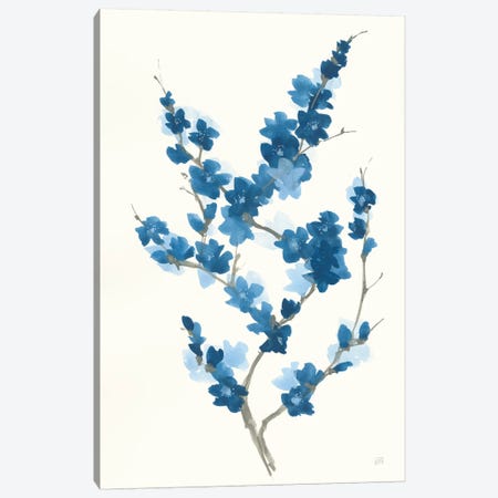 Blue Branch II Canvas Print #CPA113} by Chris Paschke Canvas Wall Art