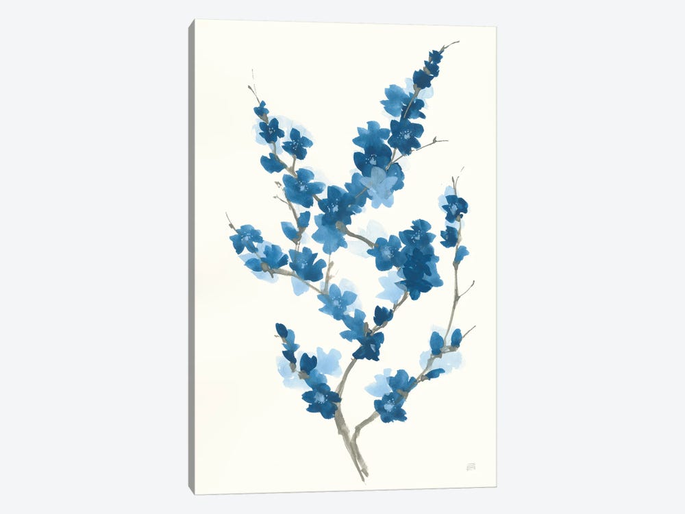 Blue Branch II by Chris Paschke 1-piece Canvas Art
