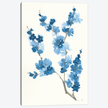 Blue Branch IV Canvas Print #CPA115} by Chris Paschke Canvas Art Print