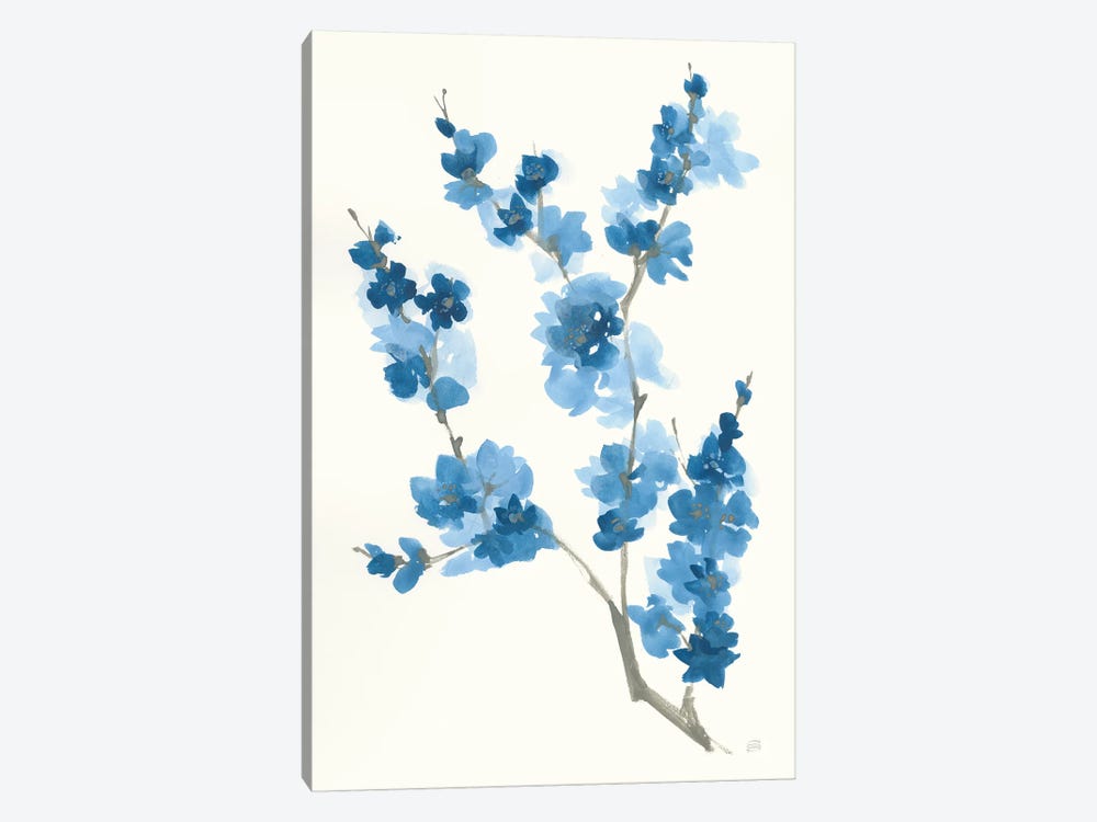 Blue Branch IV by Chris Paschke 1-piece Canvas Art