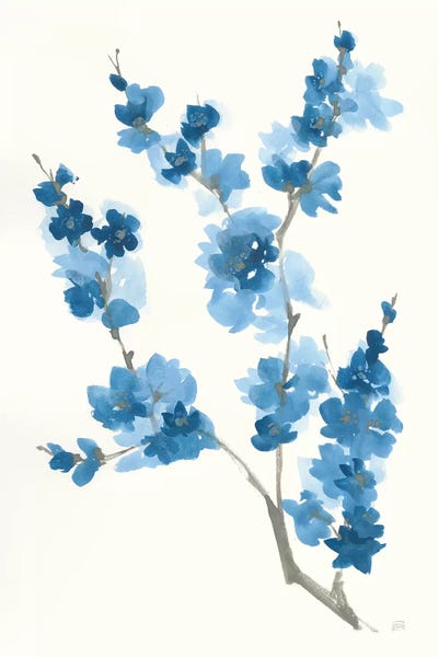 Chinoiserie: Blue Branch IV by Chris Paschke