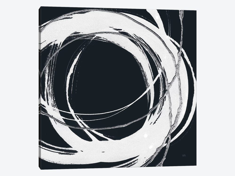 Gilded Enso II BW by Chris Paschke 1-piece Canvas Wall Art