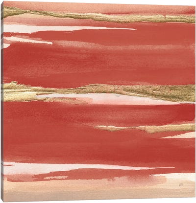 Gilded Red I Canvas Art Print - Chris Paschke