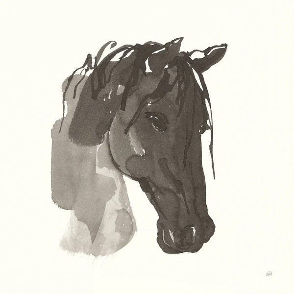 Chris Paschke: Horse Portrait I by Chris Paschke