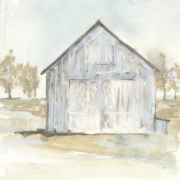 Chris Paschke: White Barn I by Chris Paschke