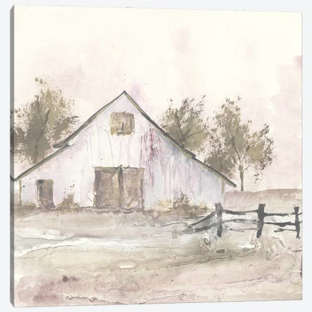White Barn II Canvas Print #CPA207} by Chris Paschke Canvas Print