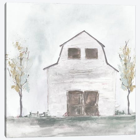 White Barn IV Canvas Print #CPA208} by Chris Paschke Canvas Artwork