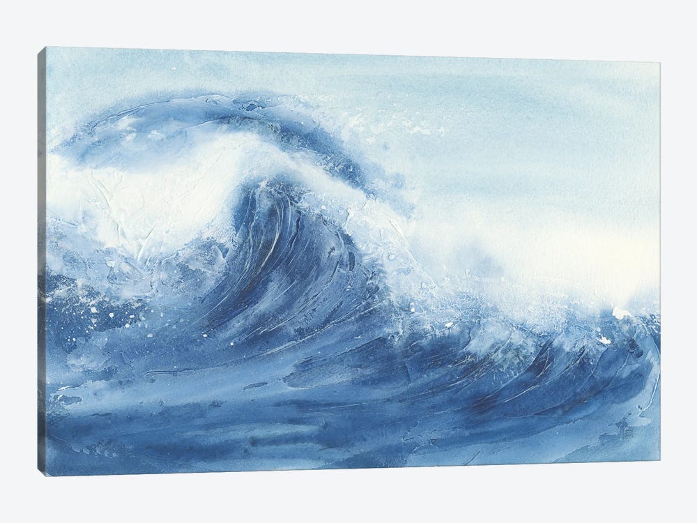 Waves II by Chris Paschke 1-piece Canvas Art Print