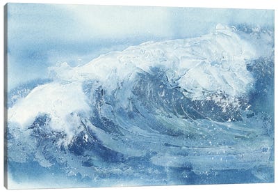 Waves IV Canvas Art Print - Wave Art